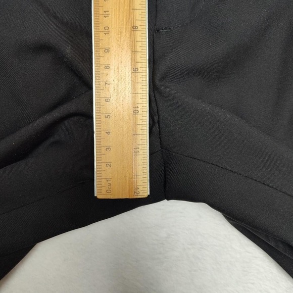 Haggar Premium Comfort Dress Pants Mens 33x32 Black Slim Stretch Wrinkle Free - Picture 11 of 12